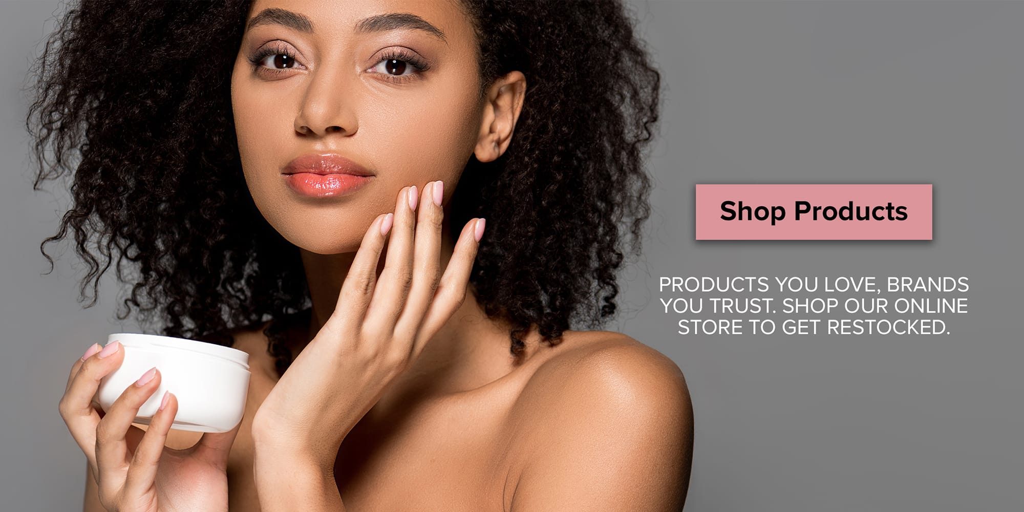 shop products header image for ageless skin rejuventation